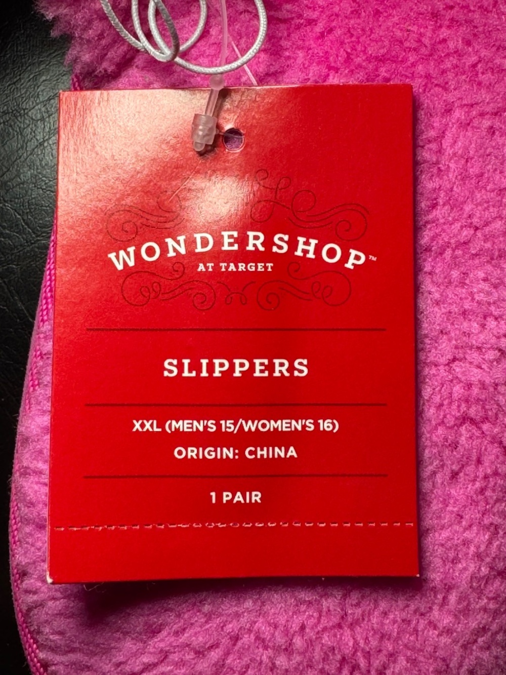 Wondershop Hot Pink Slippers - Picture 5 of 6
